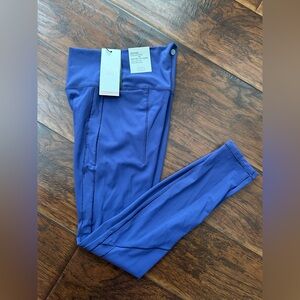CALIA Women's Inspire High Rise 7/8 Legging Yoga Pants XS Rich Blue NWT